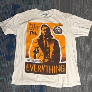 Marvel Studios‎ Loki TVA "This Is Bigger Than the TVA" Graphic T-Shirt 2XL